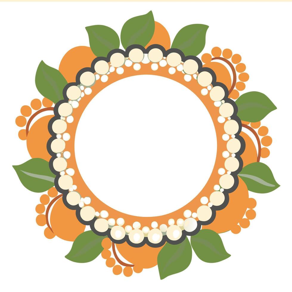 Pearl-Encrusted Frame with Soft Sheen Elegant Photo Border vector