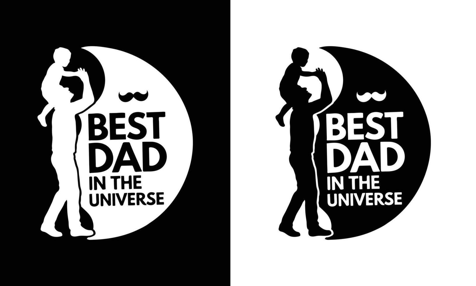 Typography Father's Day Tshirt Design Dad vector