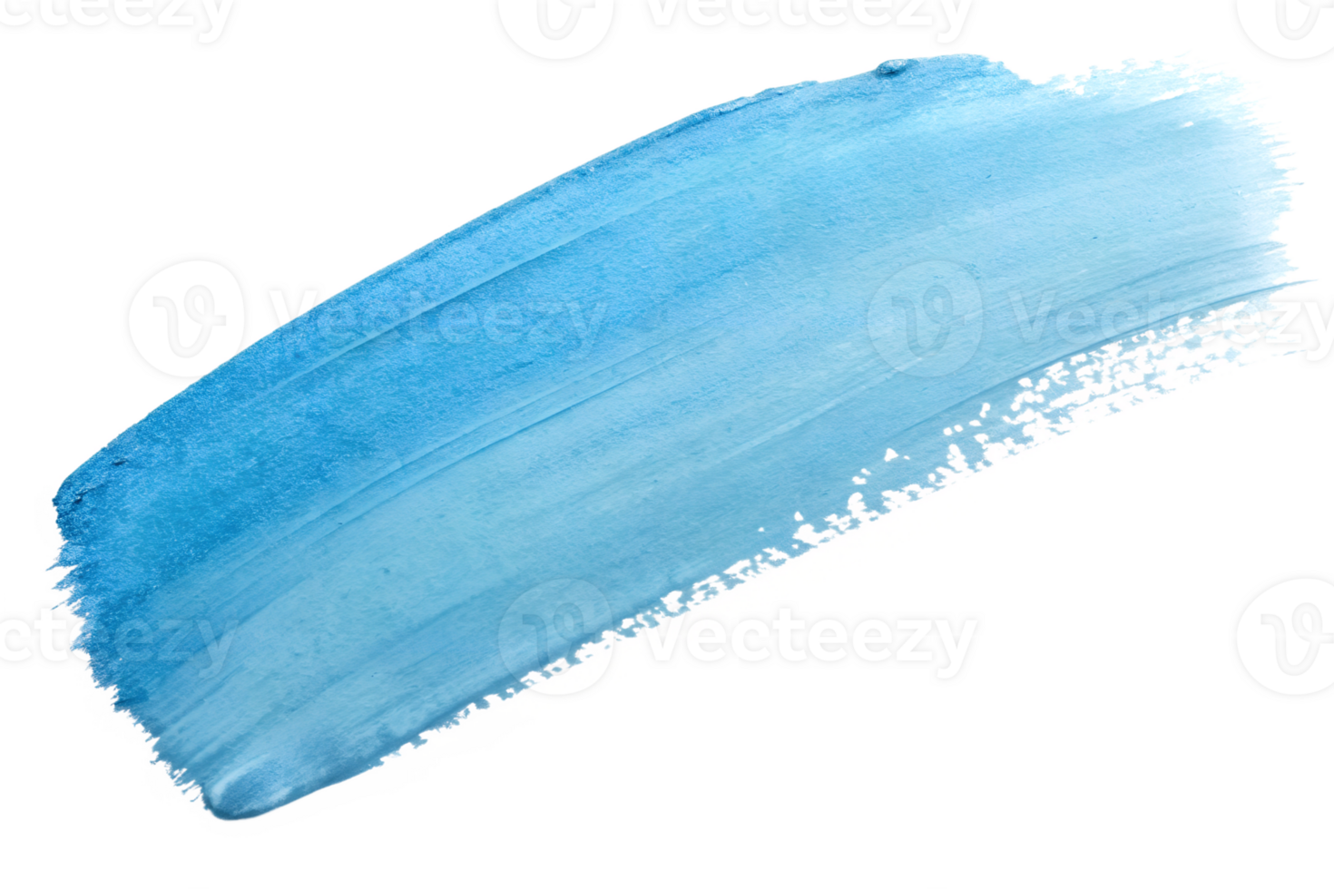 abstrato colori azul aguarela escova acidente vascular encefálico isolado em a branco fundo png