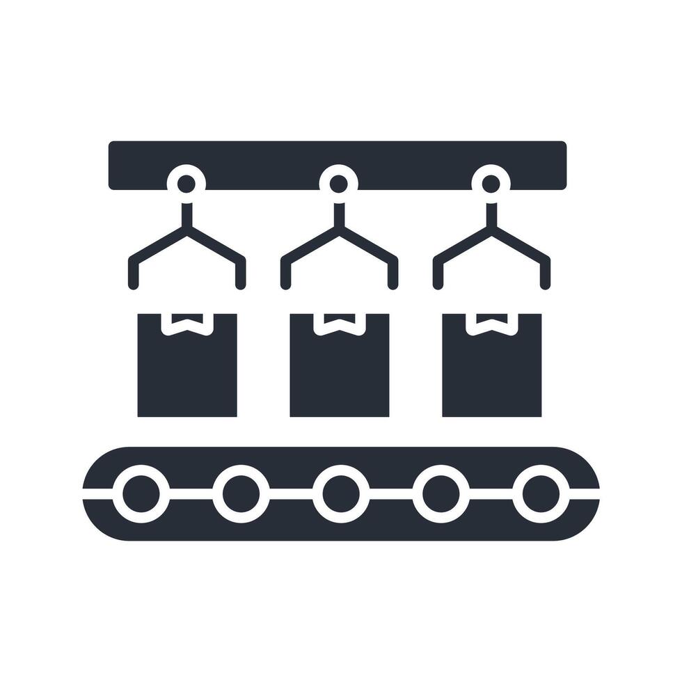 Production icon. .Editable stroke.linear style sign for use web design,logo.Symbol illustration. vector