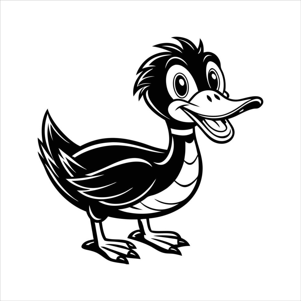 Mallard Duck . vector
