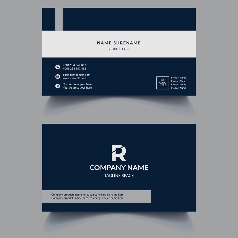 Creative Business Card Design, vector