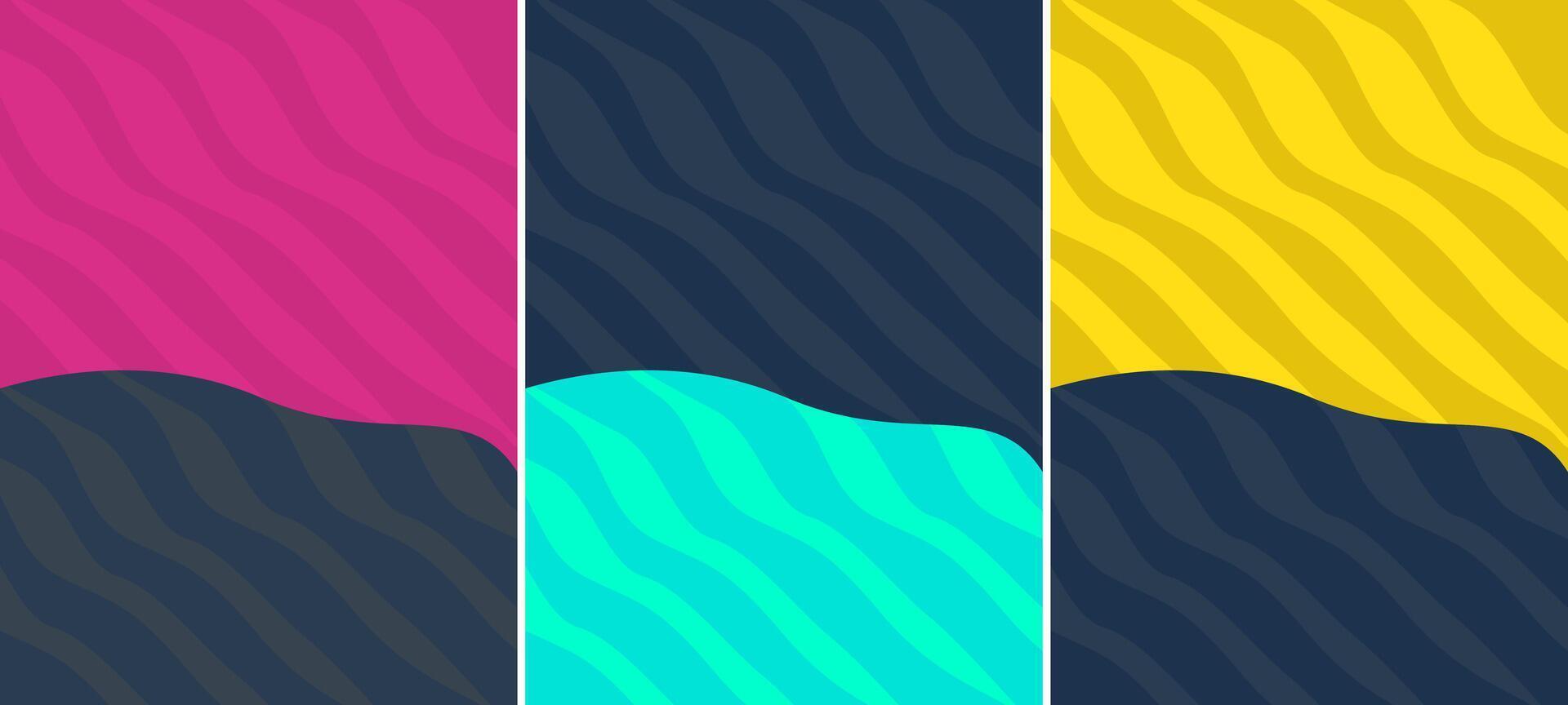 Sports jersey design background Set for sportswear and sublimation vector