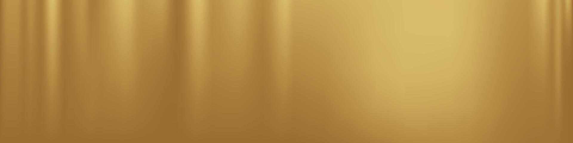 Gold abstract blurred gradient background, curtain pattern. illustration. vector