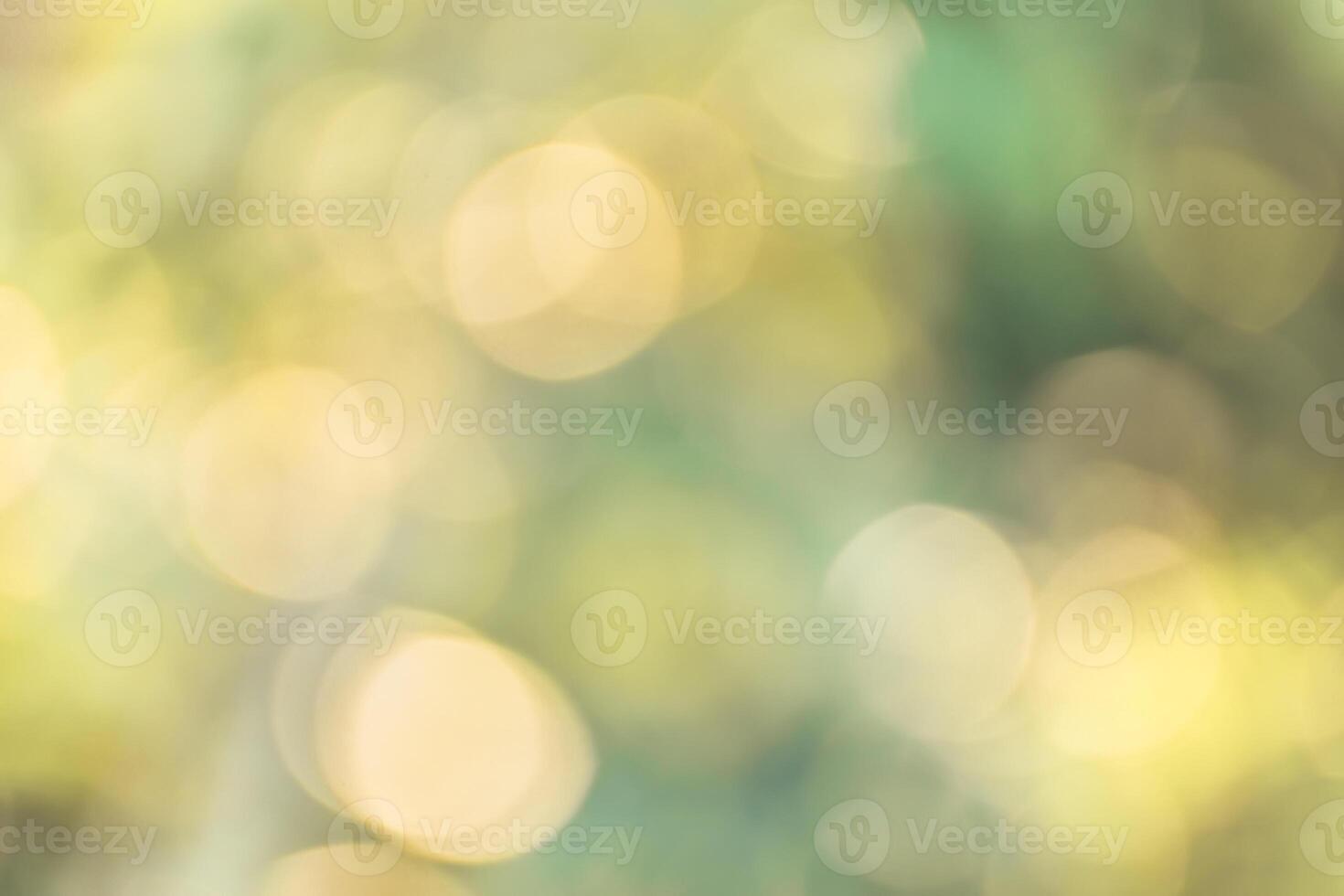 Blur background with sunlight and bokeh light. photo