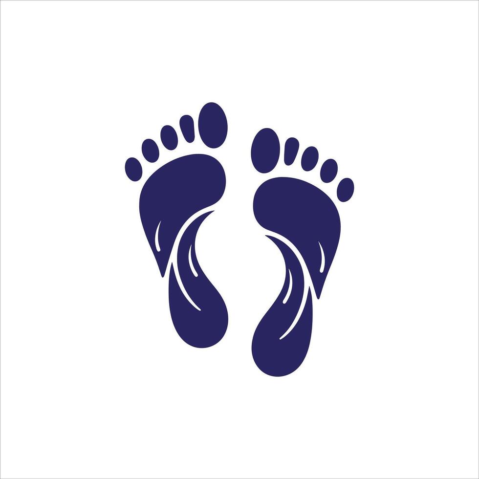 Indian Dhanteras Diwali festival celebration Maa Lakshmi Footprints icon illustration vector