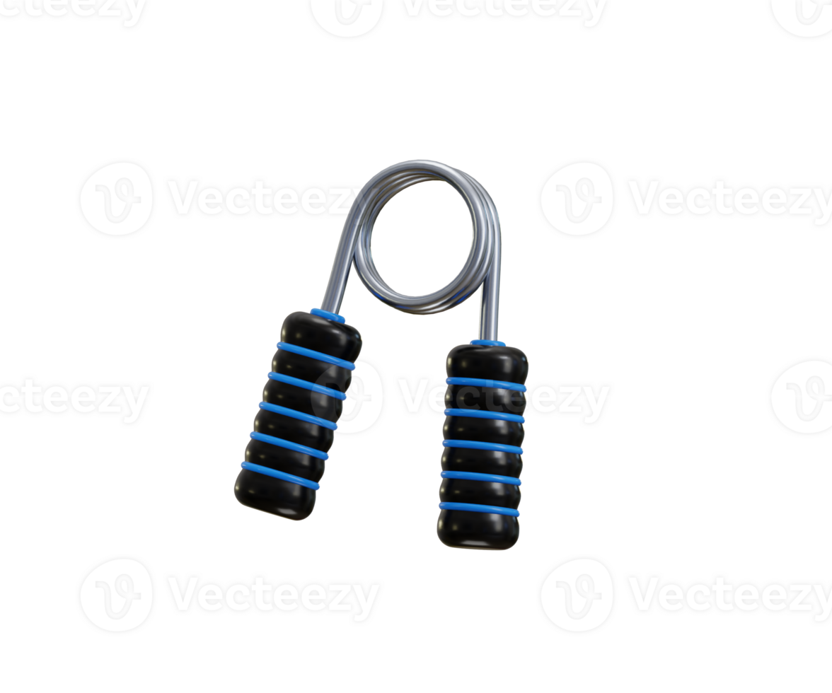 Hand Gripper icon 3d render concept of gym workout fitness training equipment icon illustration png