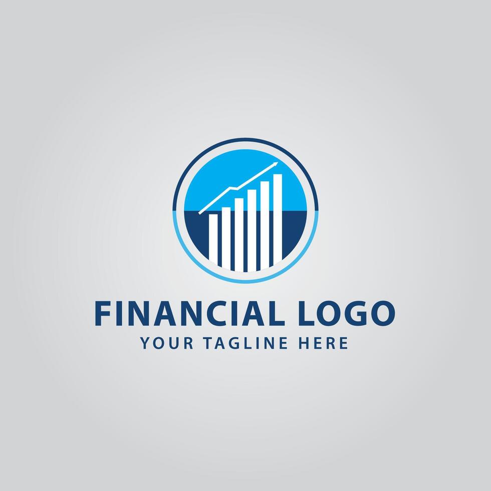 Financial Logo Design Template vector