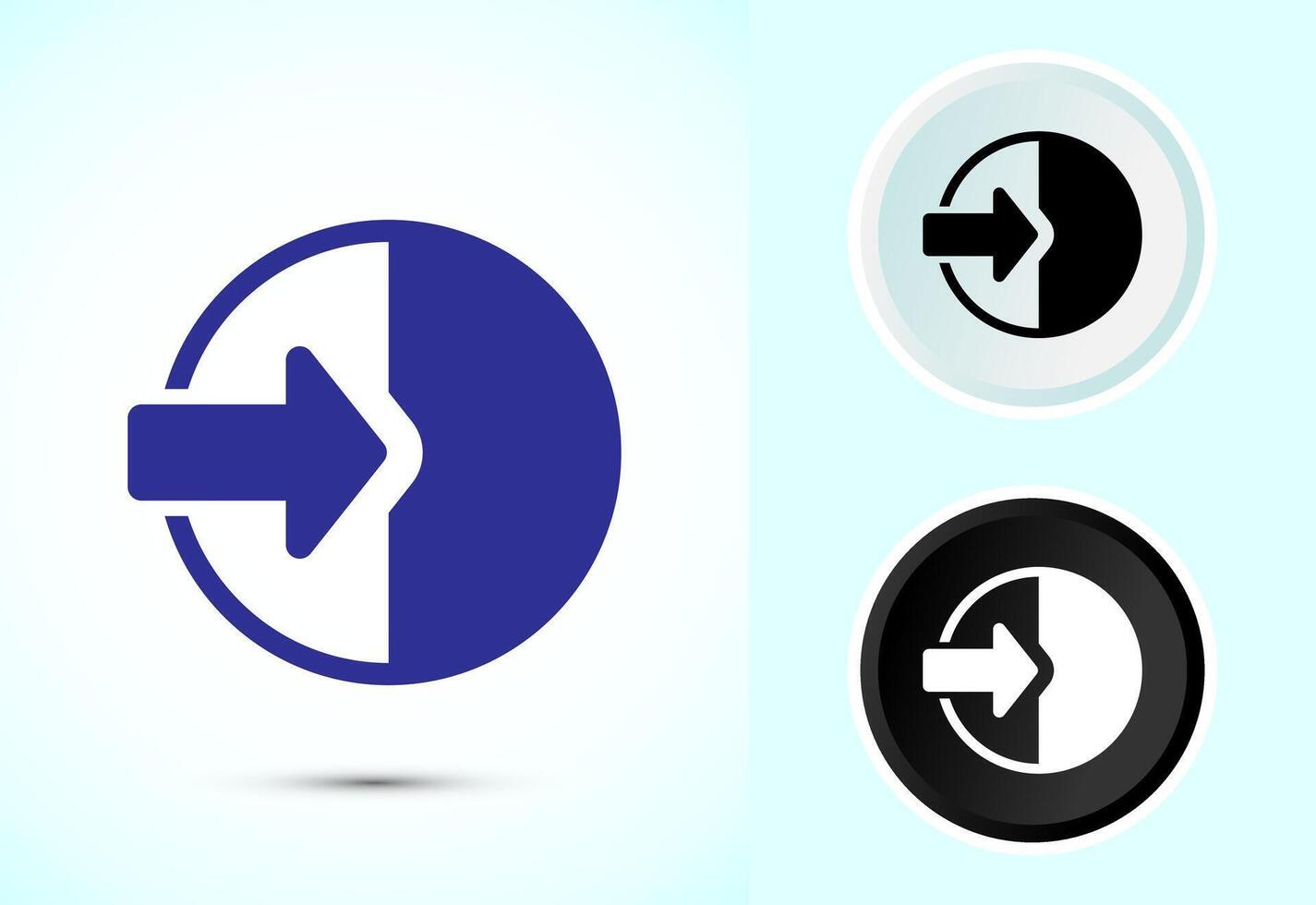 User profile login icon illustration. Access authentication icon vector