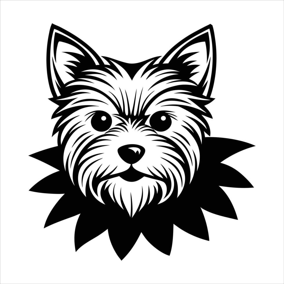 The Curious Westie Peeking with Wonder vector