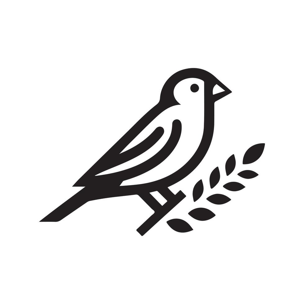 Goldfinch Silhouette Vectors for Packaging, Flyers, and Logos