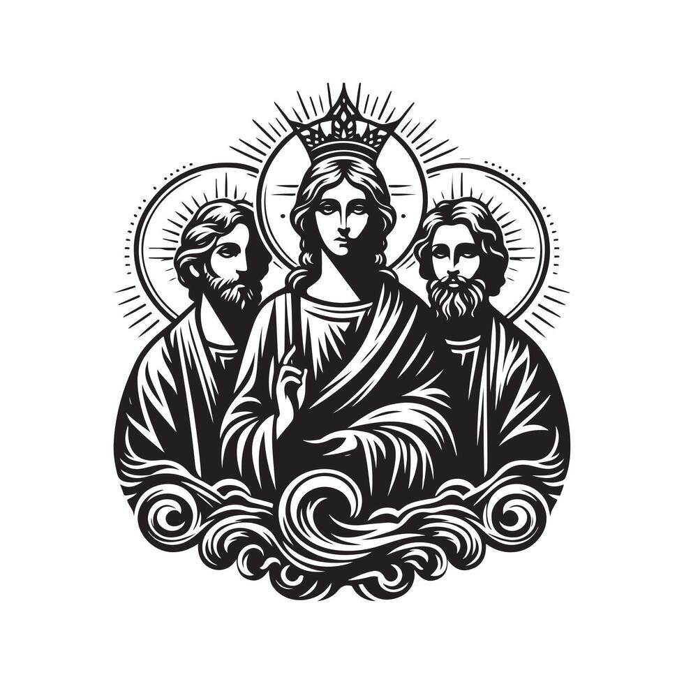 Epiphany Silhouette Vectors for Faith-Based Marketing Campaigns