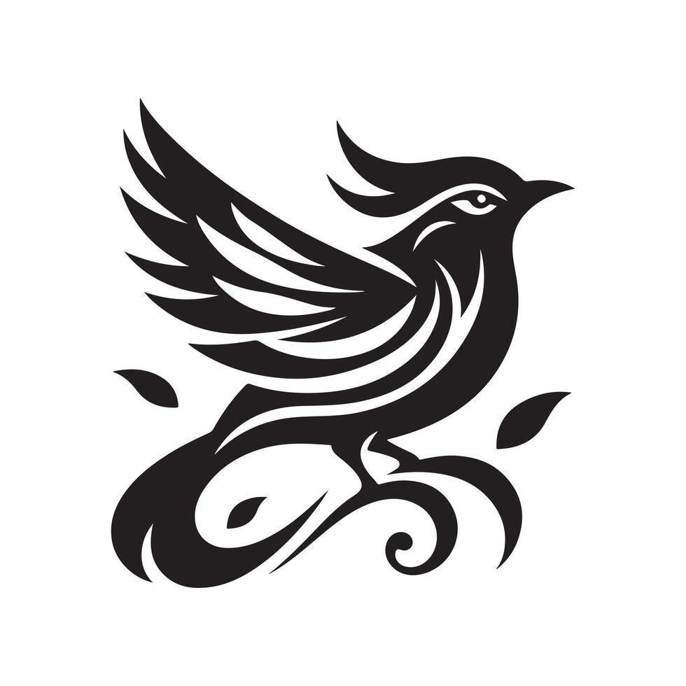 Premium Mynah Bird Silhouette Vectors Pack for Designers