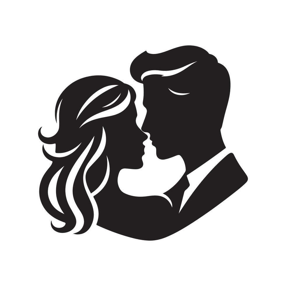 Romantic Couple Silhouette Vectors Perfect for Print and Digital Marketing