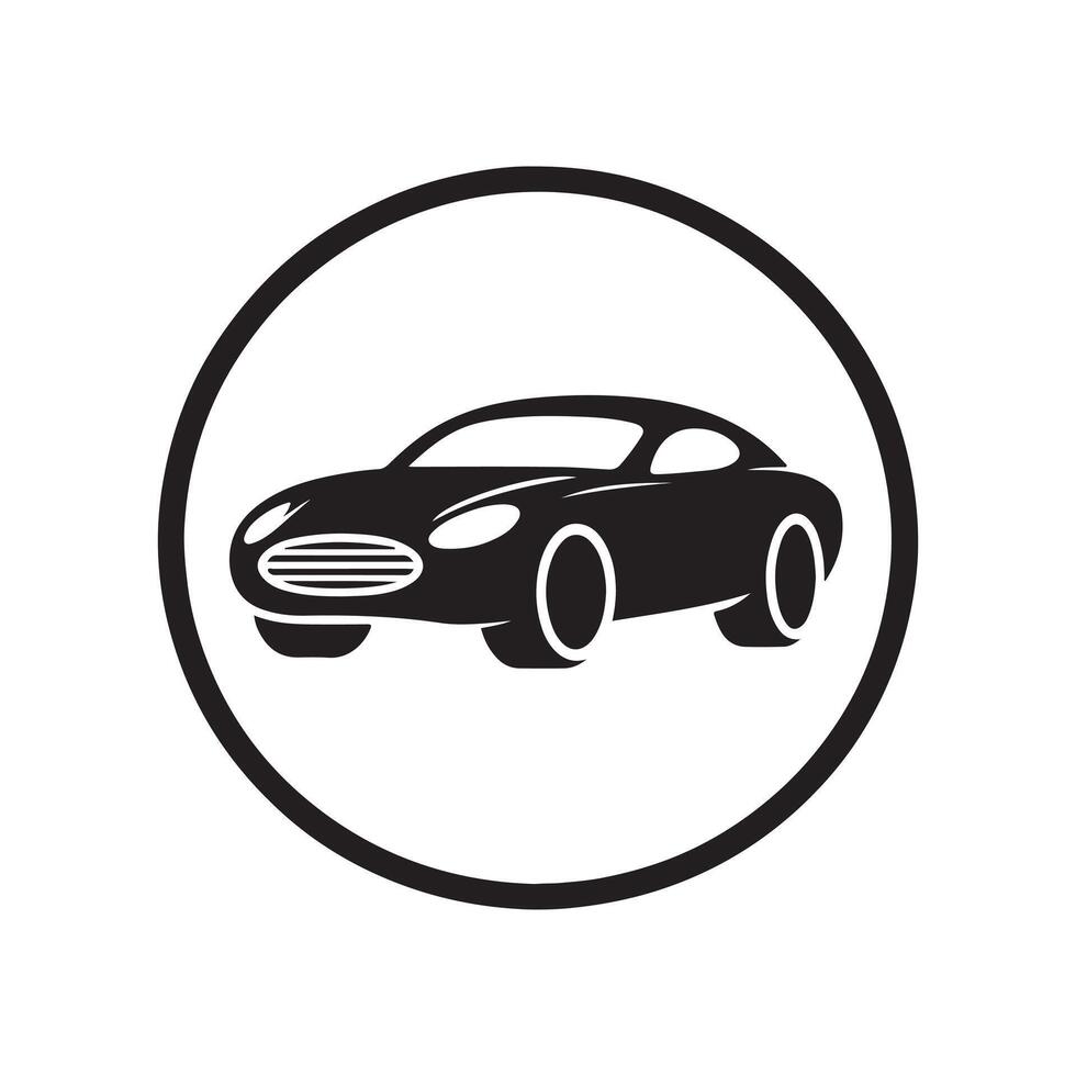 Coupe Car Silhouette Vectors for Web Design and Social Media Graphics