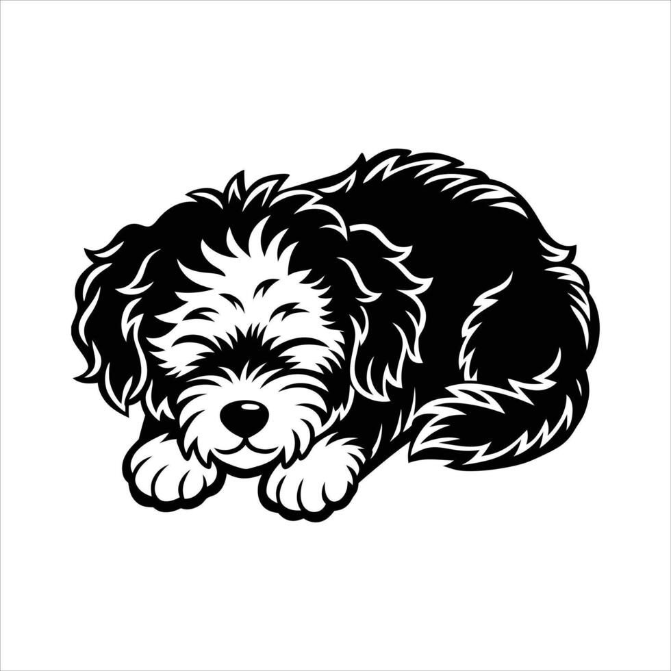Bichon Frise Tales Paws and Playtime vector