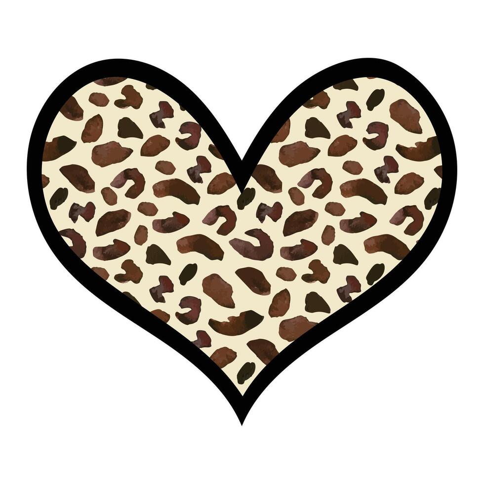Heart love you vector