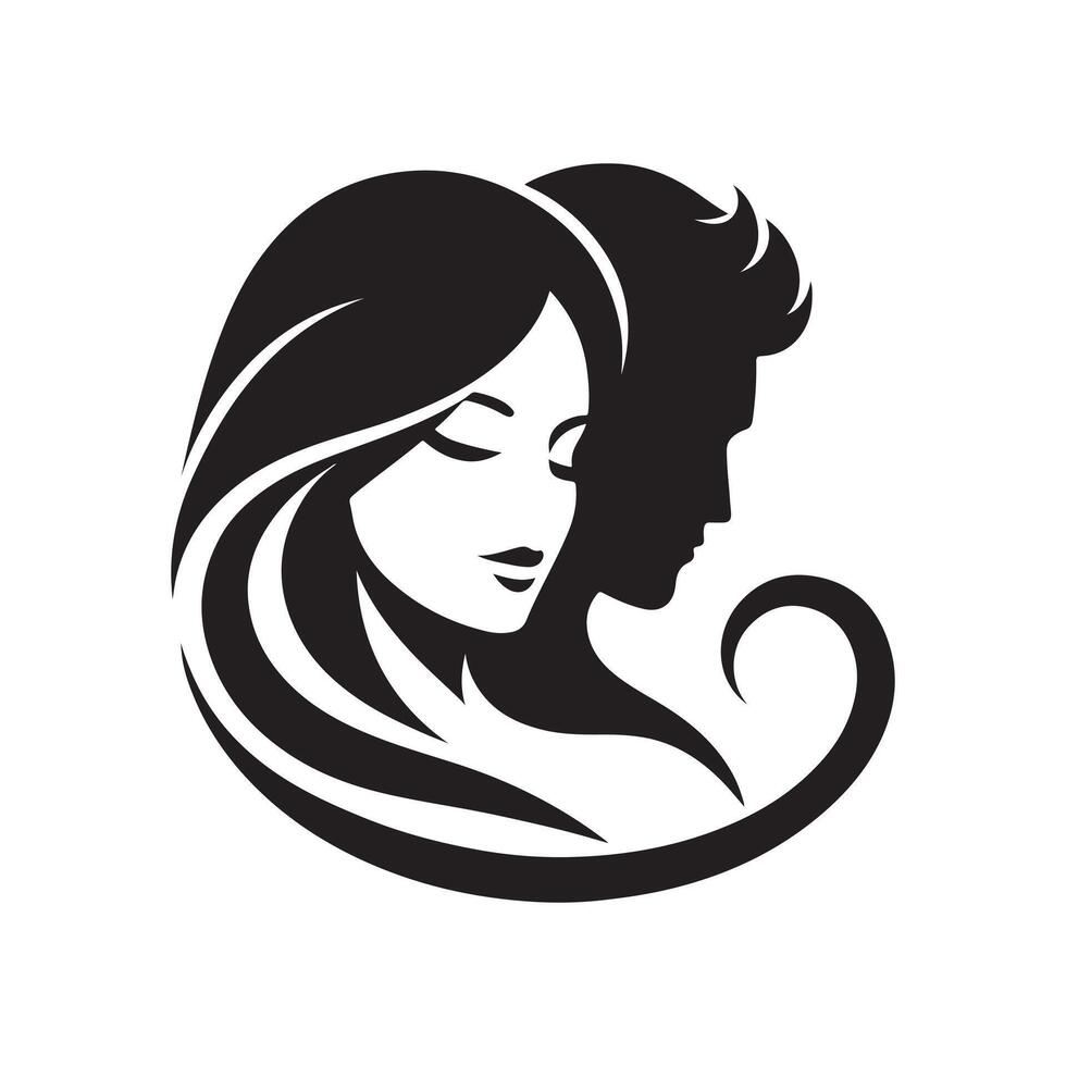 Download Romantic Couple Silhouette Vectors Files for Graphic Needs