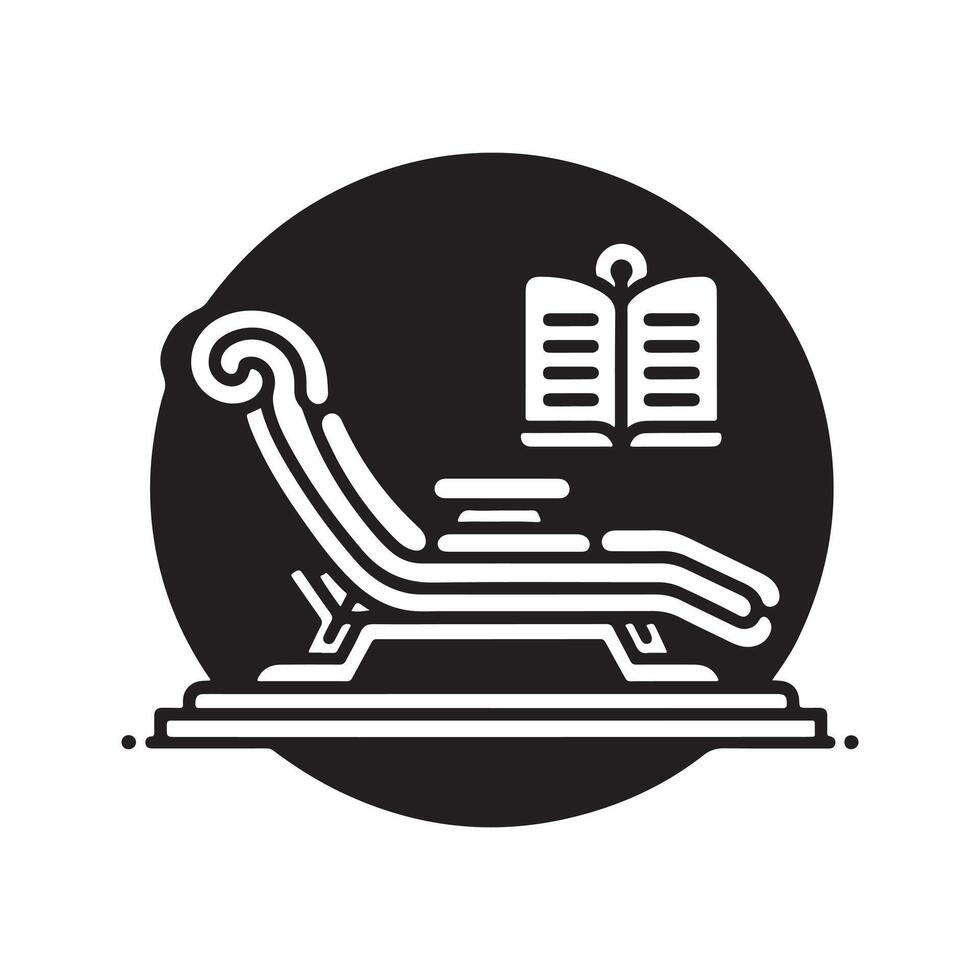 Elegant Chaise Lounge Silhouettes for Custom Graphic Design Projects vector