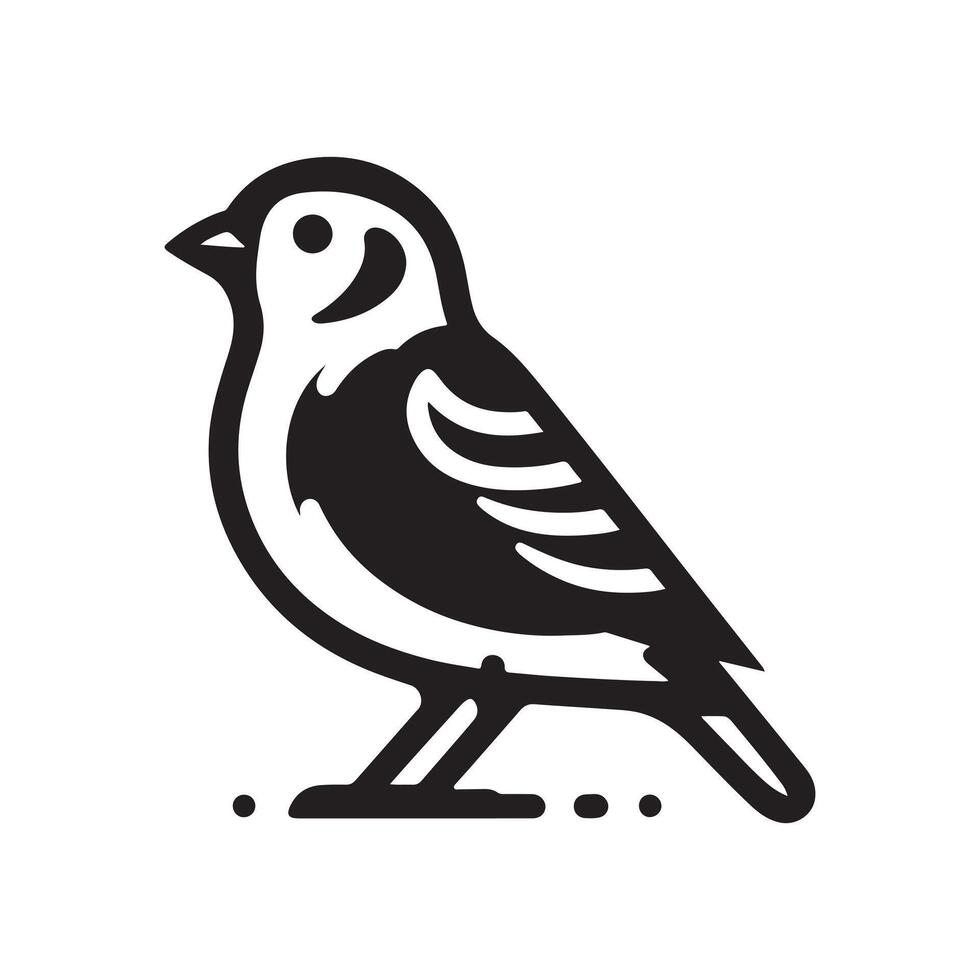 Goldfinch Silhouette Vectors for Posters, Brochures, and Invitations