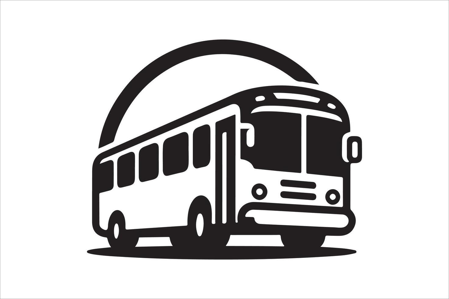 Download Shuttle Bus Silhouette Vectors Files for Creative Advertising