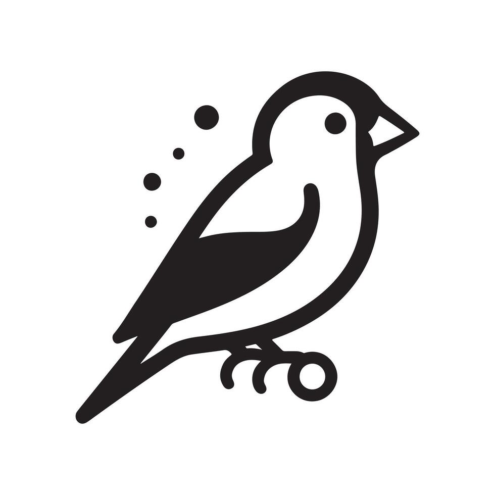 Goldfinch Silhouette Vectors for Photography and Eco-Friendly Themes