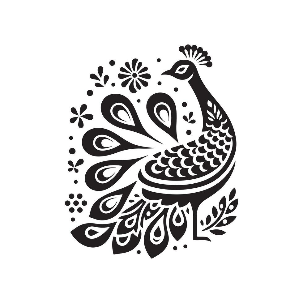 Download Custom Peafowl Silhouette Vectors for Versatile Uses