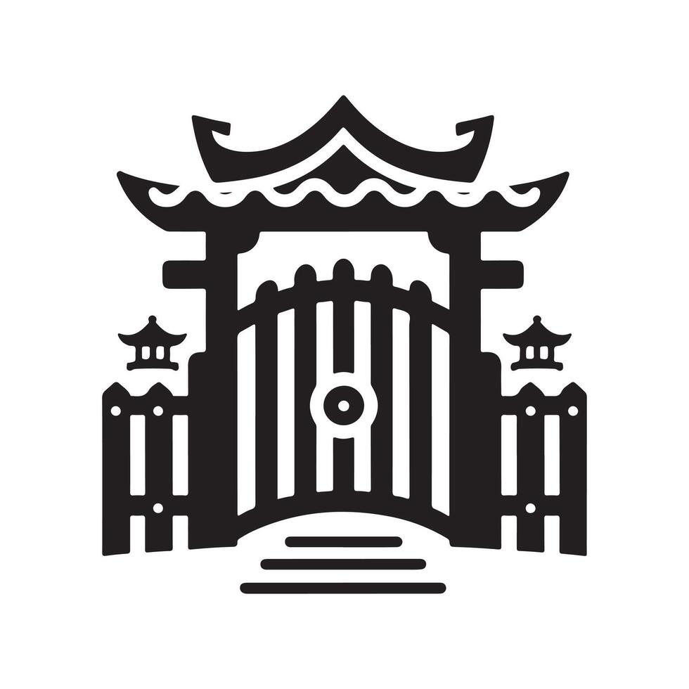 Security Gate Silhouette Vectors for Business and Security Marketing