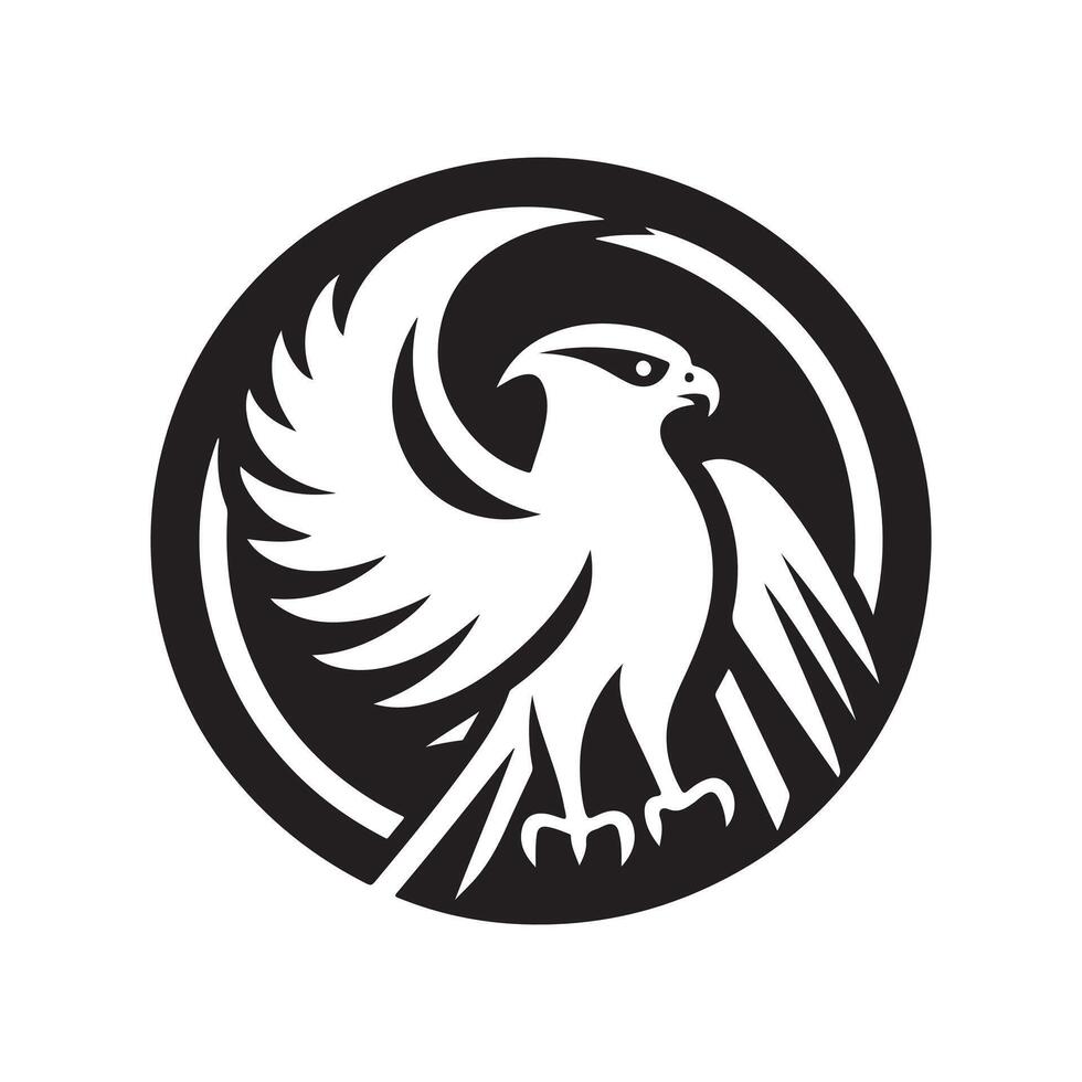 Eurasian Goshawk Silhouette Vectors Perfect for Nature Photography Graphics