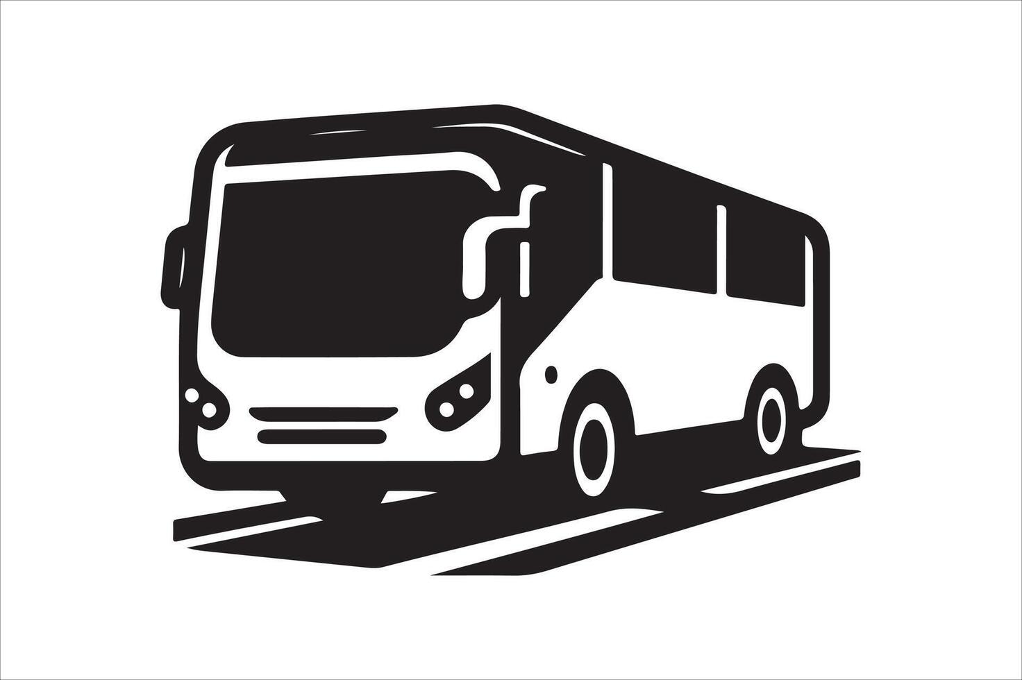 Download Professional Shuttle Bus Silhouette Vectors for Graphic Needs