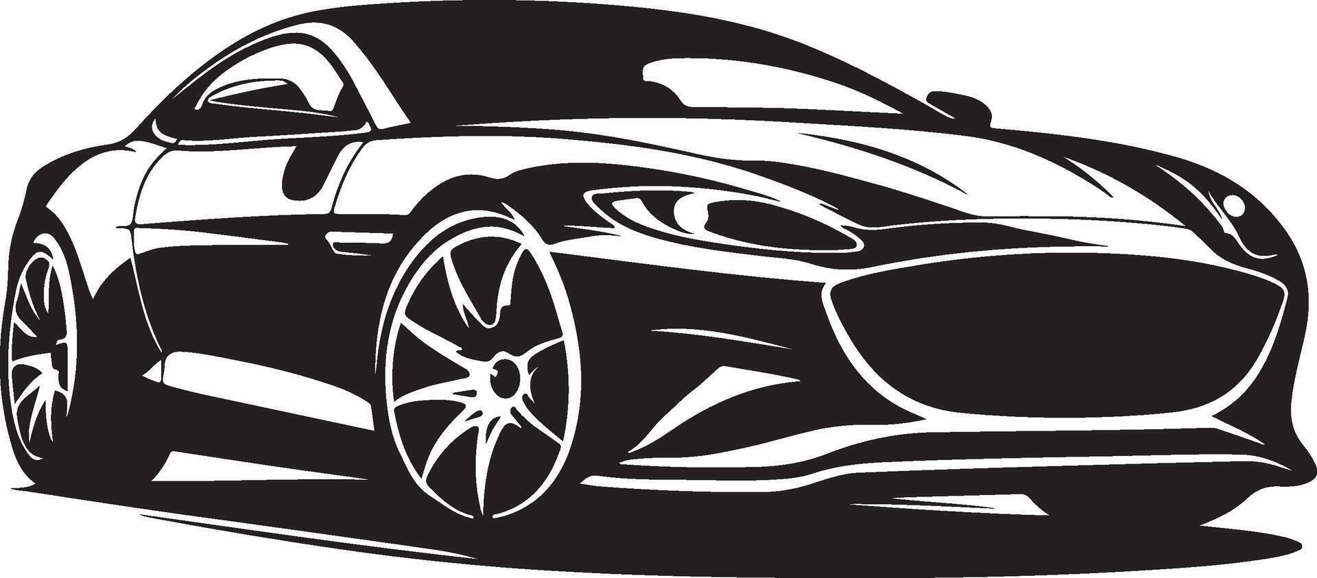 Versatile Coupe Car Silhouette Vectors for Automotive Design Needs