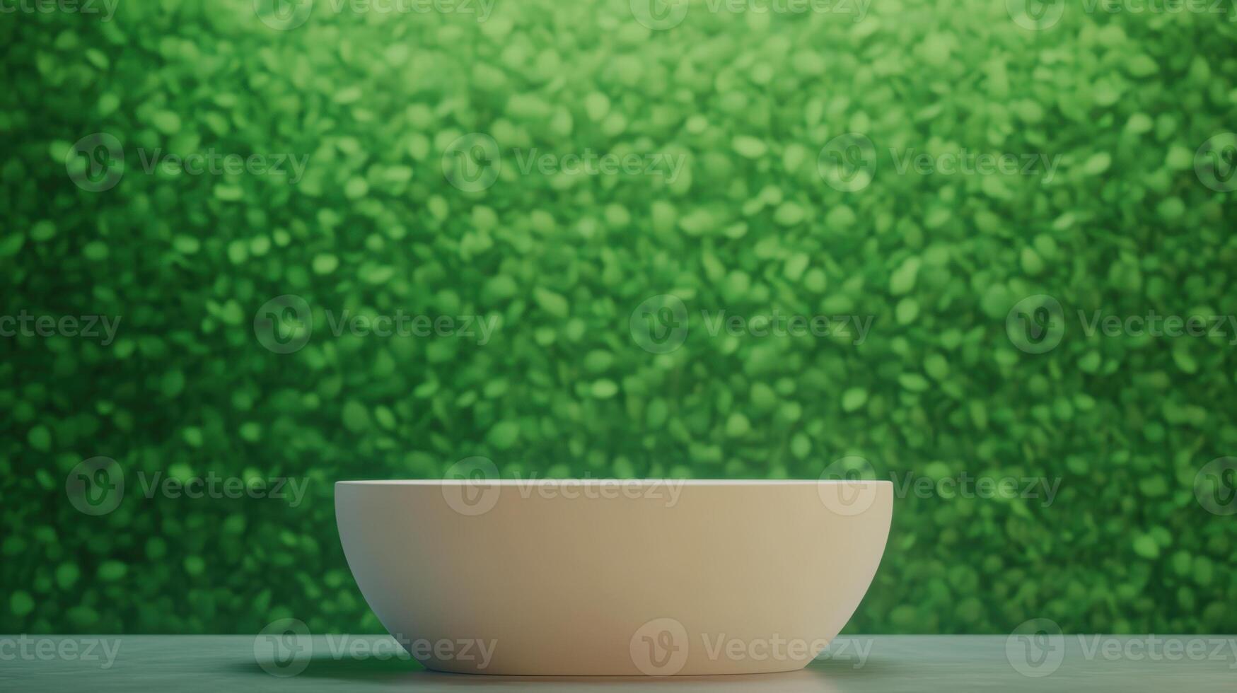 Green Screen Panel Behind Spa Hot Tub With Relaxing Atmosphere And Tranquil Design Perfect For Wellness Retreats Meditation And Relaxation Settings Highlighting Contemporary Serenity photo