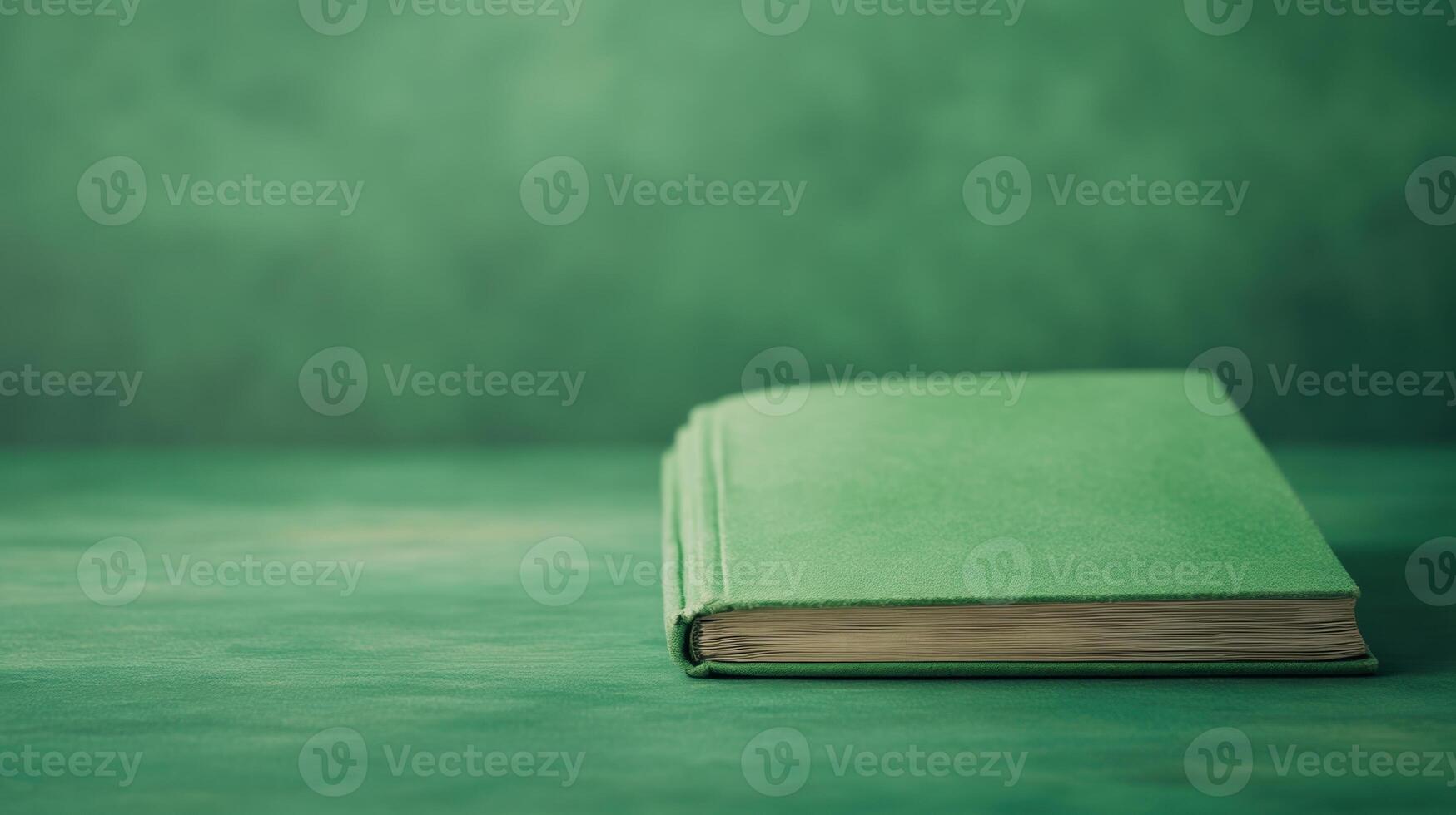 Vintage Book With Green Cover On Textured Background Evoking Nostalgia And Mystery Suitable For Literature Enthusiasts And Historical Studies In Classic Settings Reflecting Elegance And Timelessness photo