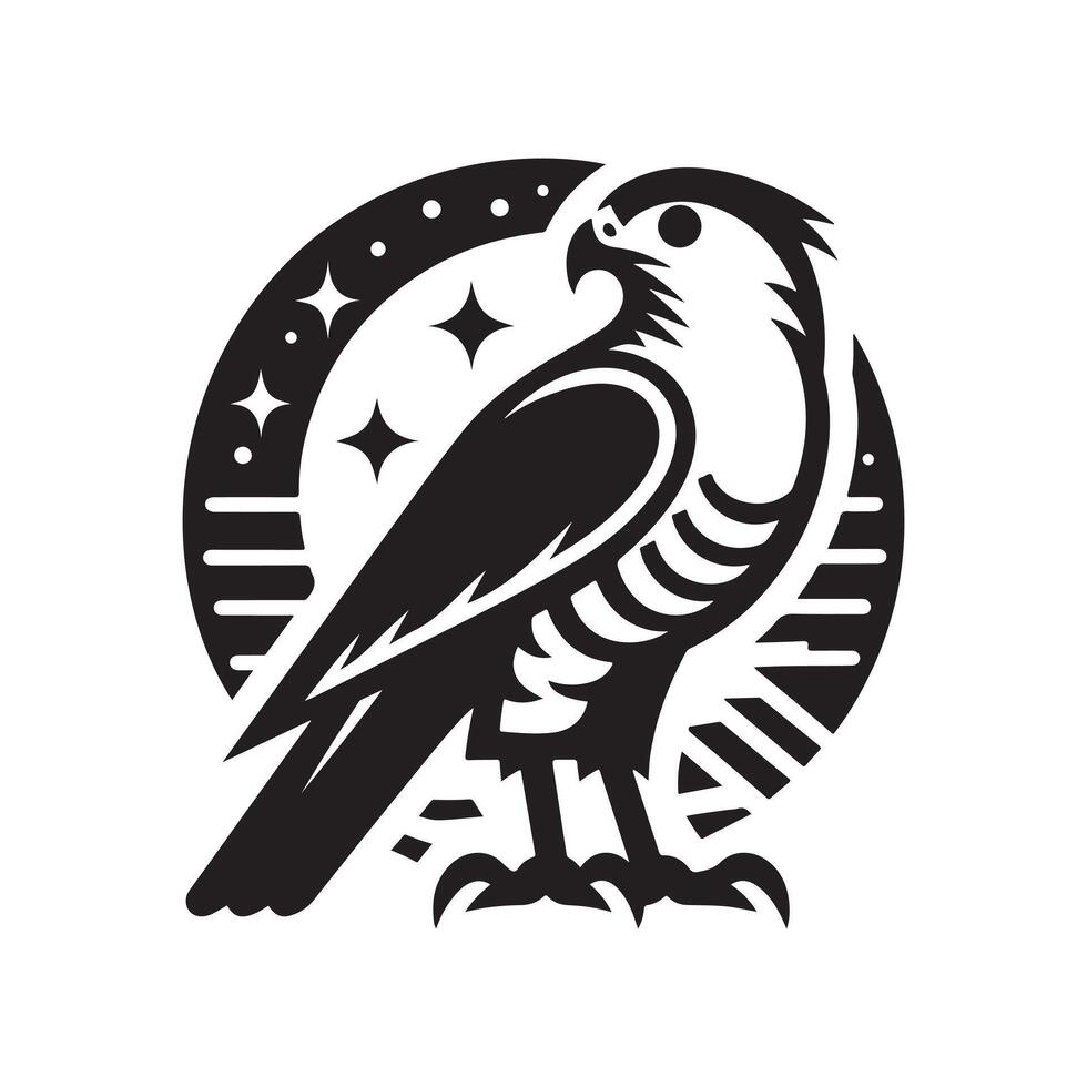 Download Custom Eurasian Goshawk Silhouette Vectors for Creative Use
