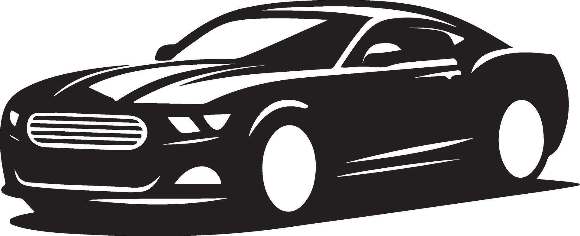 Coupe Car Silhouette Vectors Perfect for Racing and Sports Car Graphics