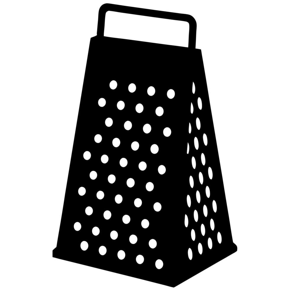 Grater silhouette illustration vector