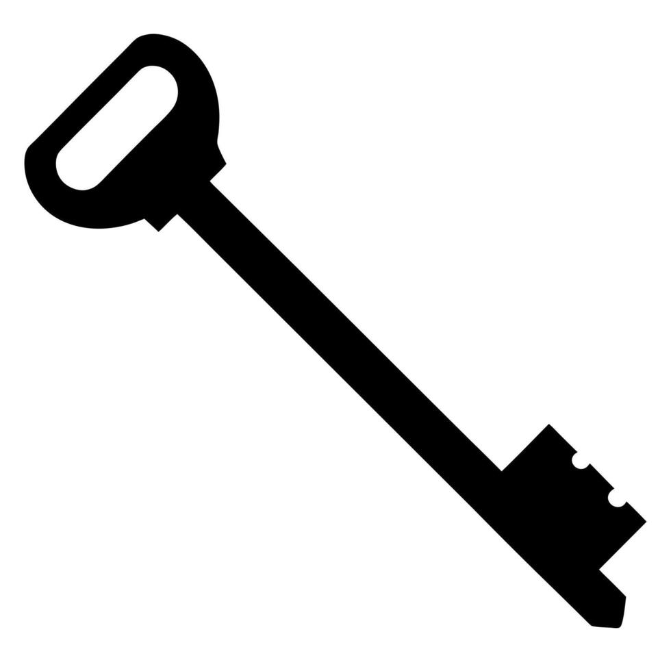 Allen key silhouette illustration vector