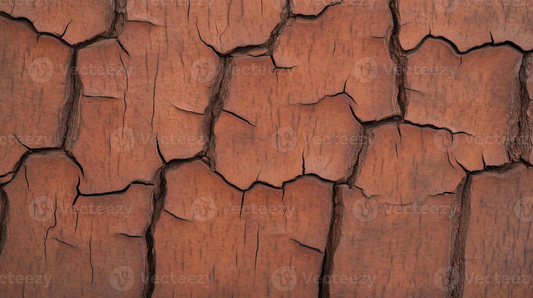 Close Up of Detailed Tree Bark Texture Highlighting Natural Patterns and Rich Earthy Tones Ideal for Nature Backgrounds and Organic Design Projects photo