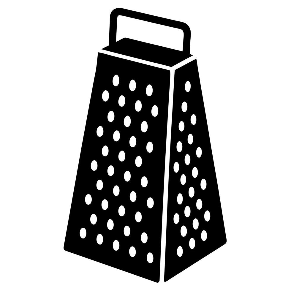 Grater silhouette illustration vector