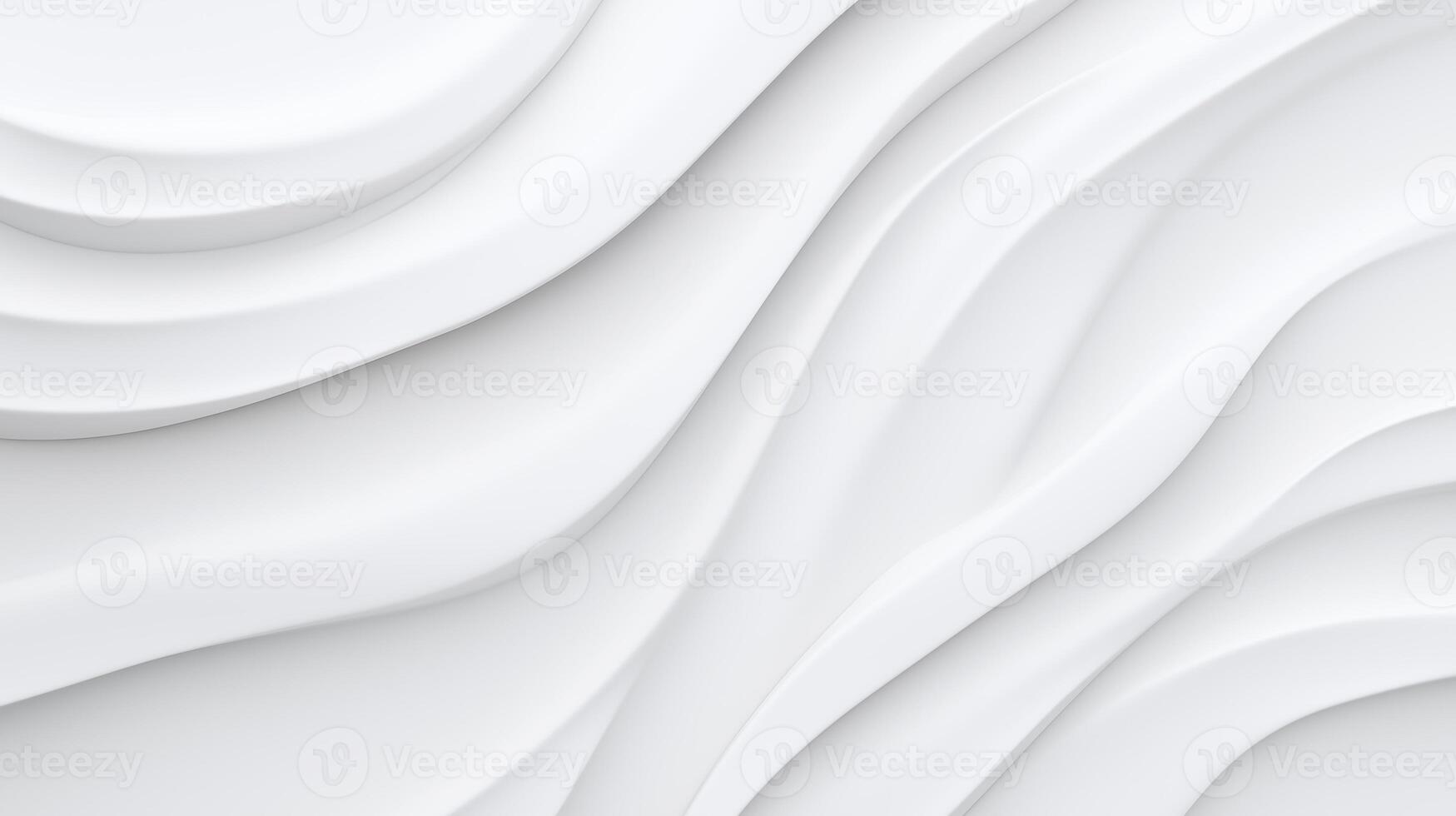 Abstract 4K Wave Pattern Background in Minimalistic White Tones with Smooth Curves and Texture for Modern Design and Creative Projects Across Various Visual Arts and Digital Rendering Styles photo
