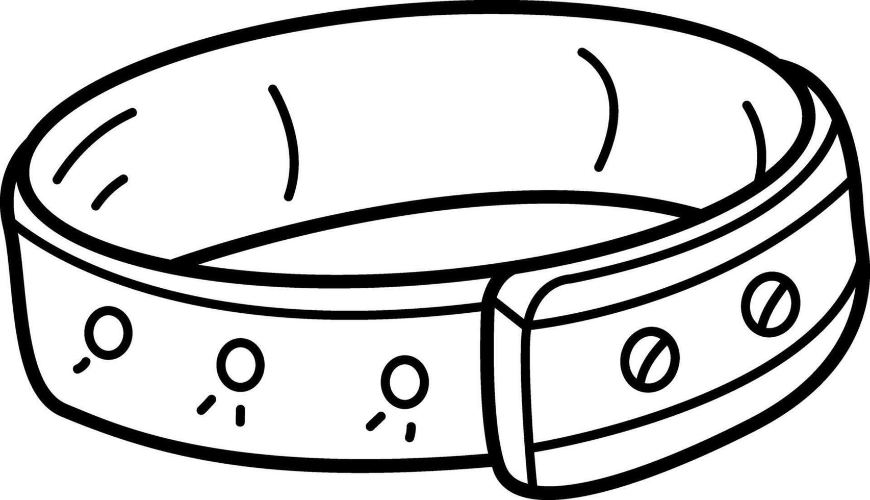 Concert wristband icon in doodle style vector