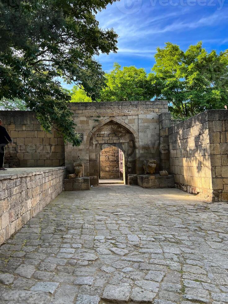 The gate in the Citadel of Derbent fortress Naryn-Kala photo