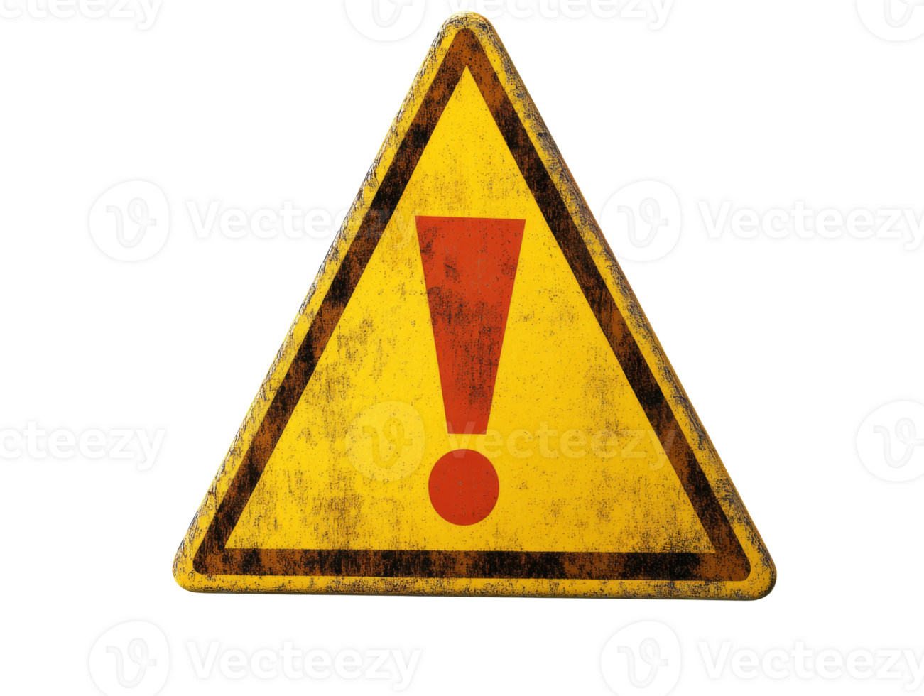 Warning sign indicating potential hazards ahead png