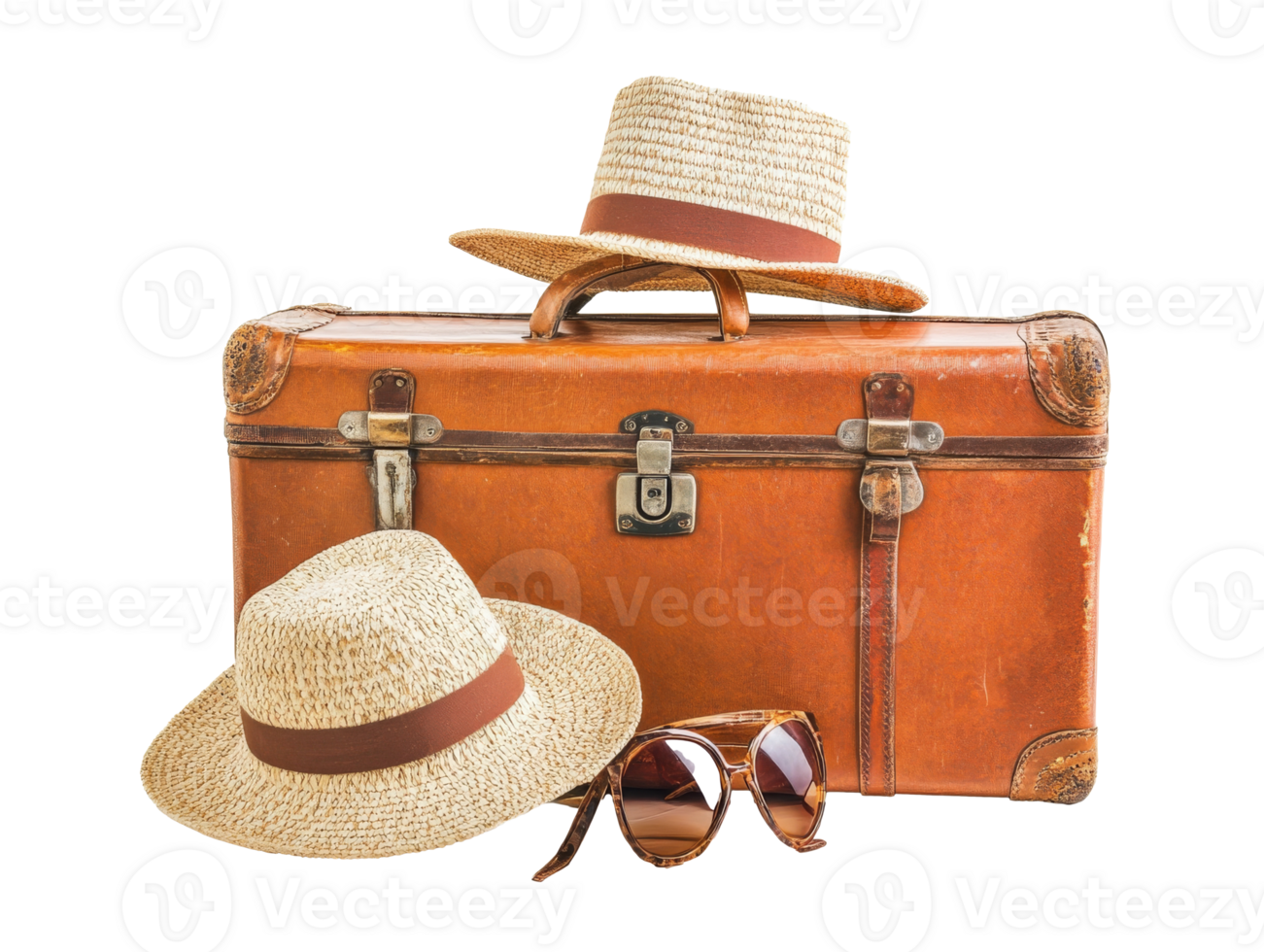 Travel essentials for a summer getaway in style png