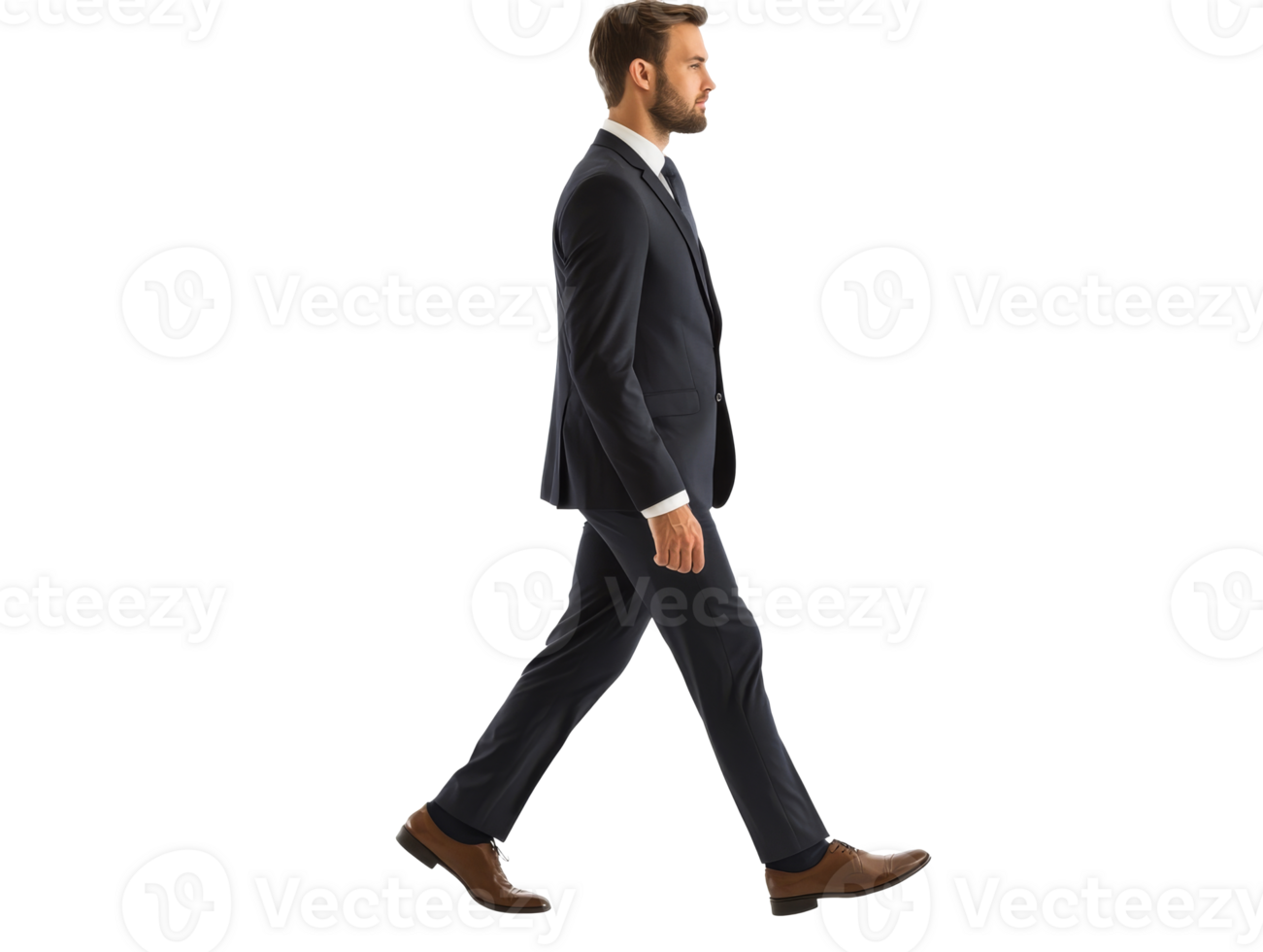 Business professional walking in formal attire png