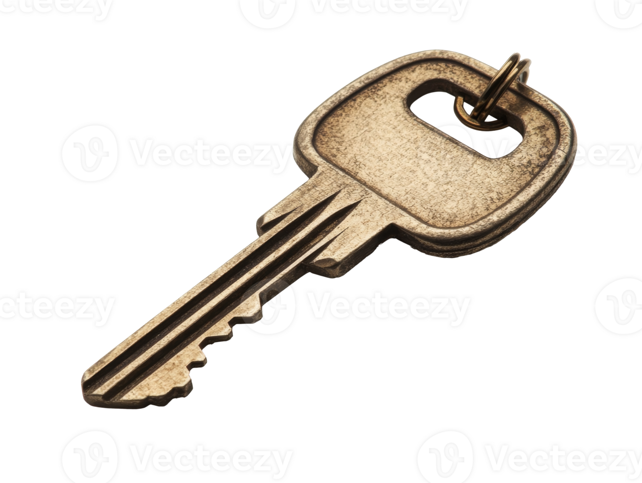 Key lying on a flat surface in soft lighting png