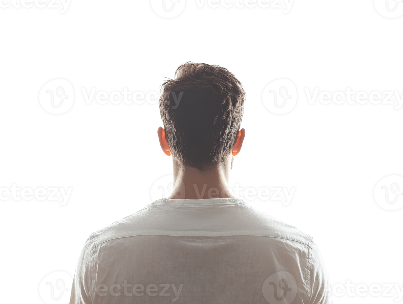 Silhouette of a person against a bright background png
