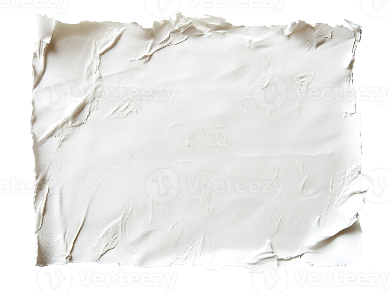 White textured paper on a plain background png