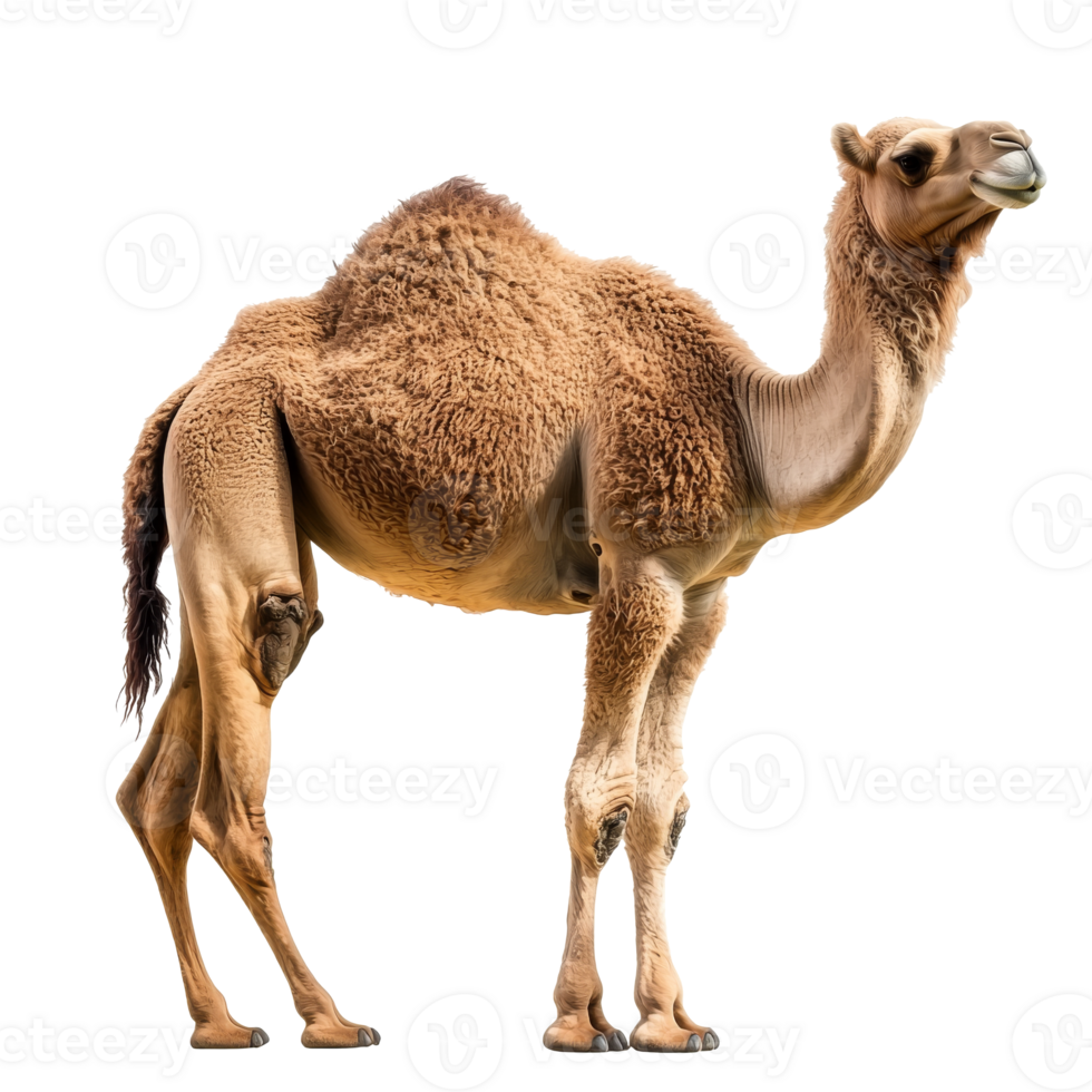 Camel standing proudly in natural pose png
