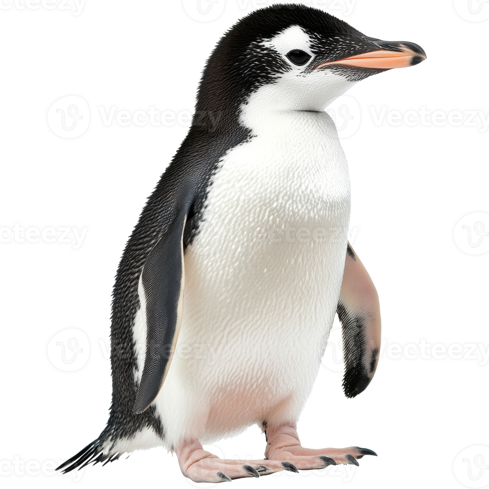 Curious penguin standing in daylight png